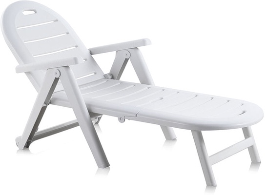 Tumbona Plegable Caiman Blanca 195x72xh43 